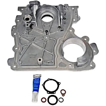 635-521 Timing Cover - Silver, Aluminum, Direct Fit, Kit