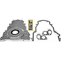 Timing Cover, 8 Cyl 5.7L, Silver, Aluminum - 