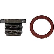65339 AutoGrade Series Oil Drain Plug - Black, Steel, Standard, Direct Fit, Sold Individually