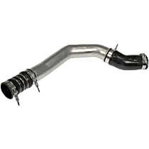 667-311 Intercooler Hose - Silver, Stainless Steel and Silicone, Direct Fit, Sold individually