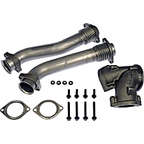 679-005 Turbo Pipe - Natural, Steel Tubing With Cast Iron Y-Connector, Direct Fit, Kit