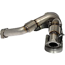 679-022 Turbo Pipe - Silver, Stainless Steel, Direct Fit, Sold individually