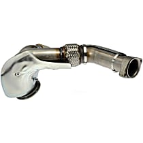 679-024 Turbo Pipe - Silver, Stainless Steel, Direct Fit, Sold individually