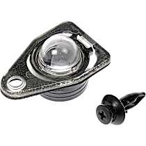 68174 Help Series License Plate Light Lens - Direct Fit, Sold Individually