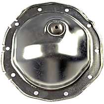 OE Solutions Series Differential Cover - Silver Zinc, Steel, Direct Fit, Sold individually