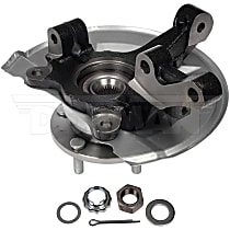 Front, Driver Side With Rear Disc Brake, Loaded Knuckle - Front, Driver Side