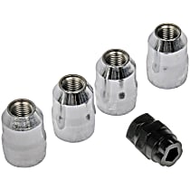 711-221 Wheel Lock Set - Chrome, Direct Fit, Set of 4