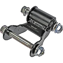 722-066 Leaf Spring Shackles and Hangers - Black, Steel, Direct Fit, Sold Individually