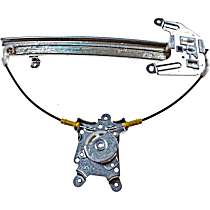 Rear, Driver Side Power Window Regulator, Without Motor, OE Solutions Series