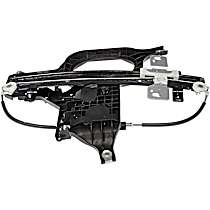 Rear, Passenger Side Power Window Regulator, Without Motor, OE Solutions Series