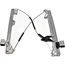 Rear, Driver Side Power Window Regulator, Without Motor, OE Solutions Series