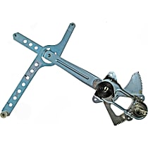 Front, Driver Side Manual Window Regulator, Hand-Crank Type, OE Solutions Series