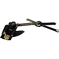 740-651 Front, Driver Side OE Solutions Series Manual Window Regulator, Hand-Crank Type
