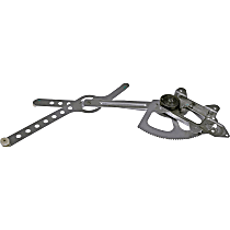 Front, Driver Side Power Window Regulator, Without Motor, OE Solutions Series