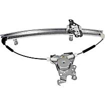 Front, Driver Side Power Window Regulator, Without Motor, OE Solutions Series