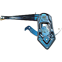 Front, Driver Side Power Window Regulator, Without Motor, OE Solutions Series