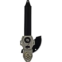 740-866 Front, Driver Side OE Solutions Series Manual Window Regulator, Hand-Crank Type