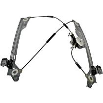 Front, Passenger Side Power Window Regulator, Without Motor, Manual, OE Solutions Series