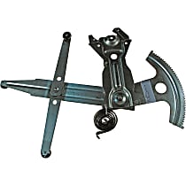 Front, Driver Side Power Window Regulator, Without Motor, OE Solutions Series