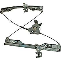 Front, Driver Side Power Window Regulator, Without Motor, OE Solutions Series