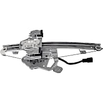 741-202 Rear, Driver Side Power Window Regulator, With Motor