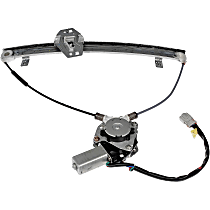 741-300 Front, Driver Side Power Window Regulator, With Motor