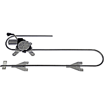 741-5404 Front, Passenger Side Power Window Regulator, With Motor