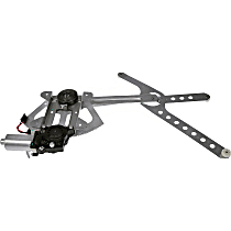 Front, Passenger Side Power Window Regulator, With Motor, OE Solutions Series