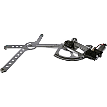 Front, Driver Side Power Window Regulator, With Motor, OE Solutions Series