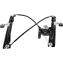 Front, Driver Side Power Window Regulator, With Motor, With 7 Passenger Seating, OE Solutions Series
