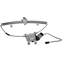 Front, Driver Side Power Window Regulator, With Motor, OE Solutions Series