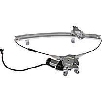 Front, Driver Side Power Window Regulator, With Motor, OE Solutions Series