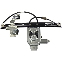 Rear, Passenger Side Power Window Regulator, With Motor, With 7 Passenger Seating, OE Solutions Series