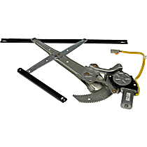 Front, Passenger Side Power Window Regulator, With Motor, OE Solutions Series