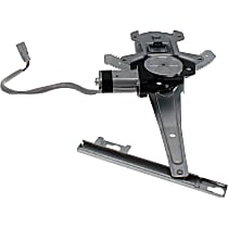 Rear, Driver Side Power Window Regulator, With Motor, OE Solutions Series