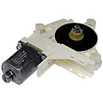 Rear, Driver Side Window Motor, New, OE Solutions Series - Rear, Driver Side