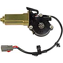 742-840 Front, Driver Side Window Motor, New, OE Solutions Series