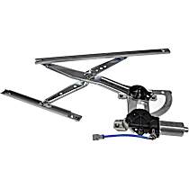 748-180 Front, Driver Side OE Solutions Series Power Window Regulator, With Motor