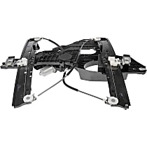 Front, Passenger Side Power Window Regulator, With Motor, 8 Pin Connector, OE Solutions Series
