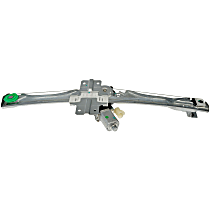 Rear, Passenger Side Power Window Regulator, With Motor, OE Solutions Series
