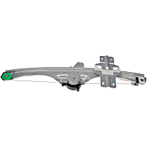 Rear, Driver Side Power Window Regulator, With Motor, OE Solutions Series