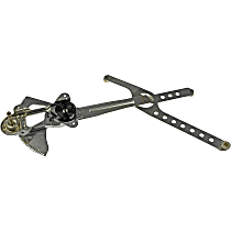 Front, Driver Side Manual Window Regulator, Hand-Crank Type, OE Solutions Series
