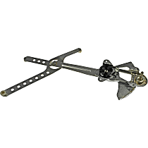 Front, Passenger Side Manual Window Regulator, Hand-Crank Type, OE Solutions Series