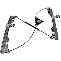 Front, Driver Side Power Window Regulator, Without Motor, OE Solutions Series