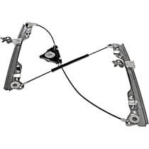 Sedan Front, Passenger Side Power Window Regulator, Without Motor, OE Solutions Series