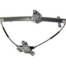 Front, Driver Side Power Window Regulator, Without Motor, OE Solutions Series
