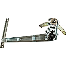 Front, Driver Side Manual Window Regulator, Hand-Crank Type, OE Solutions Series