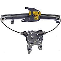 Rear, Driver Side Power Window Regulator, Without Motor, OE Solutions Series