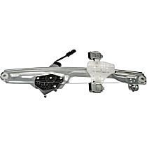 Rear, Driver Side Power Window Regulator, With Motor, OE Solutions Series