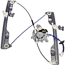 Front, Passenger Side Power Window Regulator, With Motor, With Auto Up or Down, OE Solutions Series